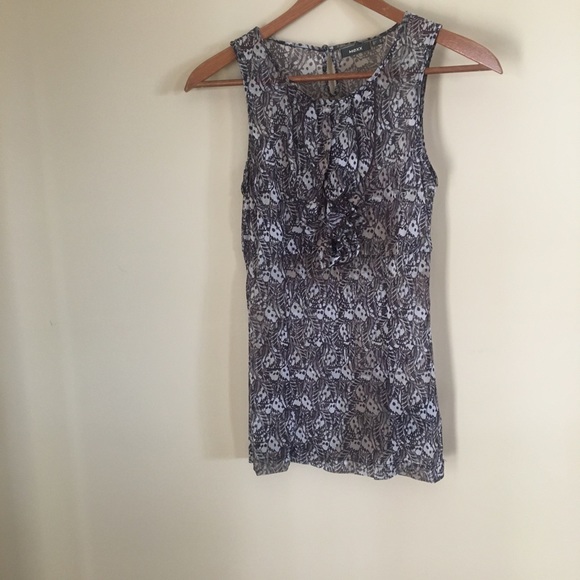 Mexx tank top blouse grey print medium - Picture 1 of 5